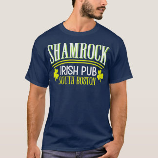 Shamrock Pub South Boston Irish St Patricks Day T-shirt