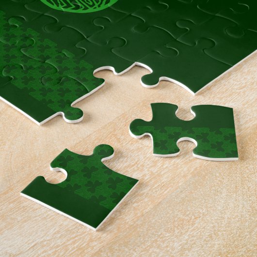 Shamrock Puzzle Legpuzzel (Zijkant)