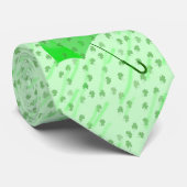 SHAMROCK RAIN by SHARON SHARPE Stropdas (Opgerold)