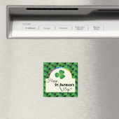 Shamrock Rainbow Happy St. Patrick's Day Magneet (Insitu (Vaatwasser))