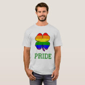 Shamrock Rainbow vlag Gay Pride T-shirt (Voorkant volledig)