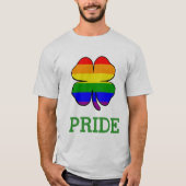 Shamrock Rainbow vlag Gay Pride T-shirt (Voorkant)