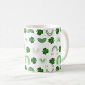 Shamrock Rainbows Coffee Mok (Voorkant rechts)