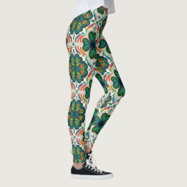 Shamrock Rainbows. St. Patty's Day Leggings