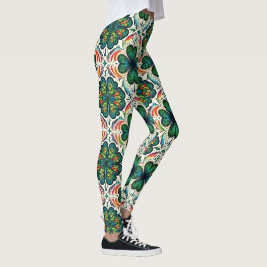 Shamrock Rainbows. St. Patty's Day Leggings (Rechts)