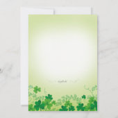 Shamrock Randen Uitnodiging (Achterkant)