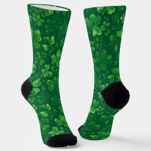 Shamrock Regen Sokken (Gebogen)