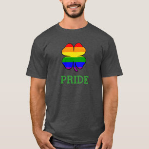 Shamrock Regenboogvlag Trots Iers en Homoseksueel T-shirt
