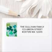 Shamrock Return-adres Etiket (Insitu)