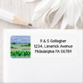 Shamrock Return-adres Etiket (Insitu)