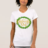 Shamrock Ring - Happy St. Patrick's Day T-shirt (Voorkant)