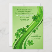 Shamrock Road St. Patrick's Day Party Invitation Kaart (Voorkant)
