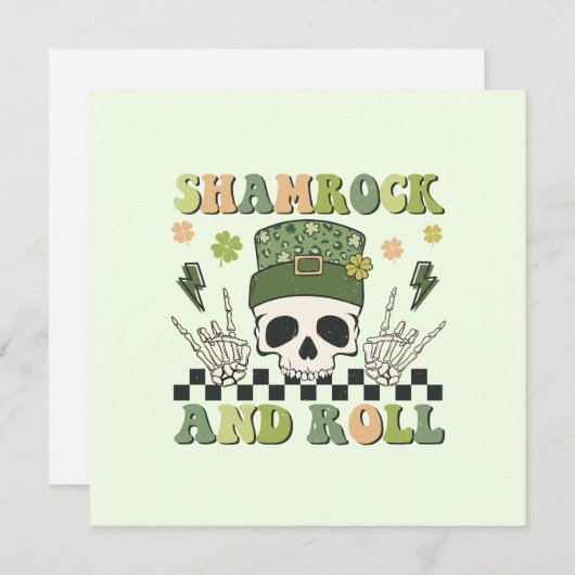 Shamrock & Roll - Skeleton Clover (Voorkant / Achterkant)