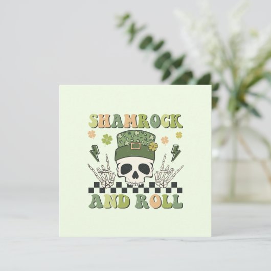 Shamrock & Roll - Skeleton Clover (Staand voorkant)