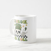 Shamrock & Roll - Skeleton Clover Koffiemok (Voorkant links)