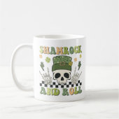 Shamrock & Roll - Skeleton Clover Koffiemok (Links)