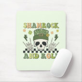 Shamrock & Roll - Skeleton Clover Muismat (Met muis)