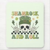 Shamrock & Roll - Skeleton Clover Muismat (Voorkant)