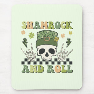 Shamrock & Roll - Skeleton Clover Muismat