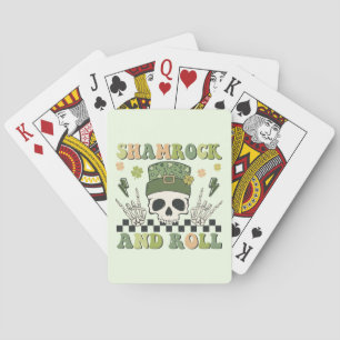 Shamrock & Roll - Skeleton Clover Pokerkaarten