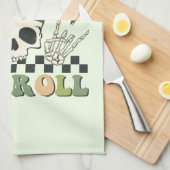 Shamrock & Roll - Skeleton Clover Theedoek (Quarter Fold)