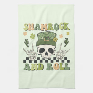 Shamrock & Roll - Skeleton Clover Theedoek