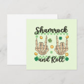 Shamrock & Roll - Skeleton Hand (Voorkant / Achterkant)