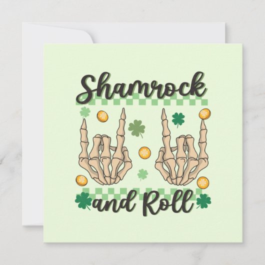 Shamrock & Roll - Skeleton Hand (Voorkant)
