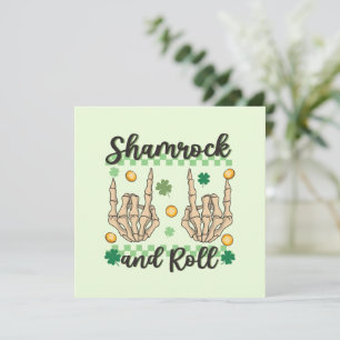Shamrock & Roll - Skeleton Hand