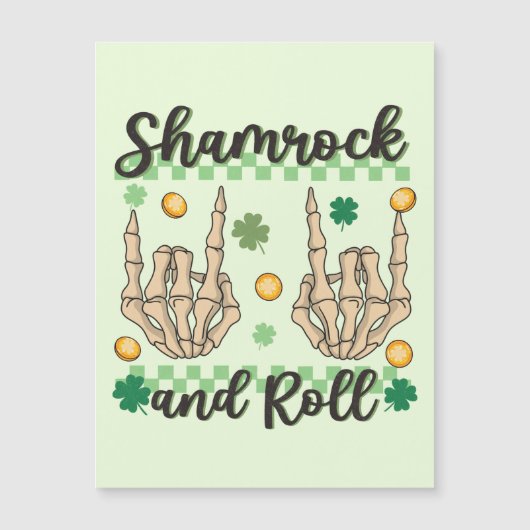 Shamrock & Roll - Skeleton Hand (Voorkant)