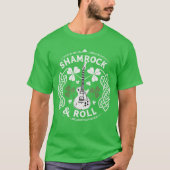 Shamrock & Roll St. Patrick's Day T-shirt (Voorkant)