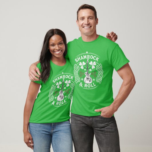 Shamrock & Roll St. Patrick's Day T-shirt (Unisex)
