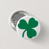 Shamrock Ronde Button 3,2 Cm (Voorkant /achterkant)