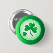 Shamrock Ronde Button 5,7 Cm (Voorkant /achterkant)