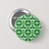 Shamrock Ronde Button 5,7 Cm (Voorkant /achterkant)