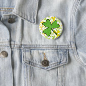 Shamrock Ronde Button 5,7 Cm (In situ)