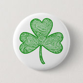 Shamrock Ronde Button 5,7 Cm (Voorkant)