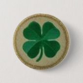 shamrock ronde button 5,7 cm (Voorkant)