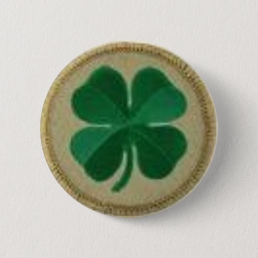 shamrock ronde button 5,7 cm (Voorkant)