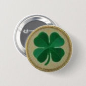 shamrock ronde button 5,7 cm (Voorkant /achterkant)