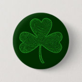 Shamrock Ronde Button 5,7 Cm (Voorkant)