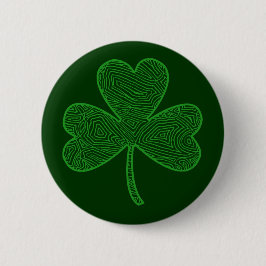 Shamrock Ronde Button 5,7 Cm