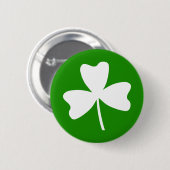 Shamrock Ronde Button 5,7 Cm (Voorkant /achterkant)