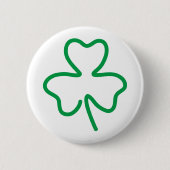 Shamrock Ronde Button 5,7 Cm (Voorkant)