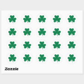 Shamrock Ronde Sticker (Vel)