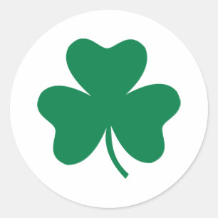 Shamrock Ronde Sticker
