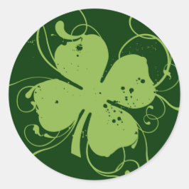 Shamrock Ronde Sticker