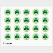 Shamrock Ronde Sticker (Vel)