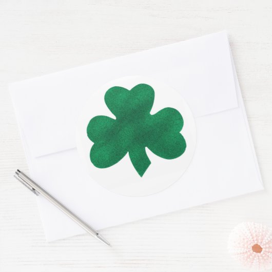 Shamrock Ronde Sticker (Envelop)