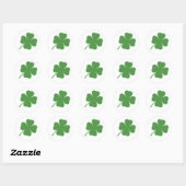 Shamrock Ronde Sticker (Vel)
